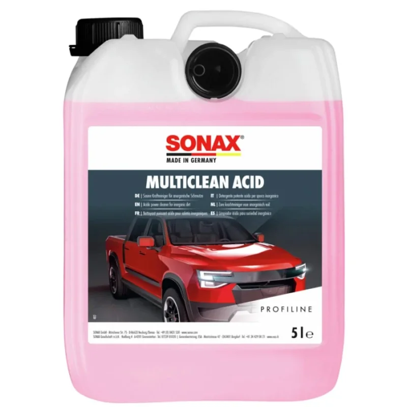 SONAX MultiClean acid Kraftreiniger – 5 Liter - Kanister