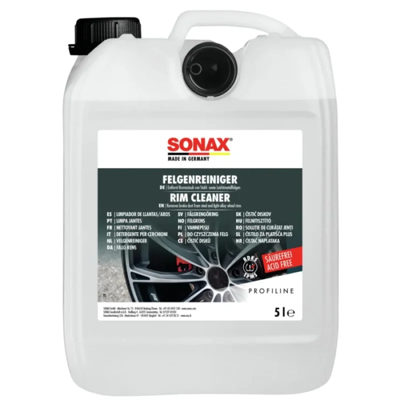 SONAX Profiline Felgenreiniger, RDKS geeignet – 5 Liter - Kanister
