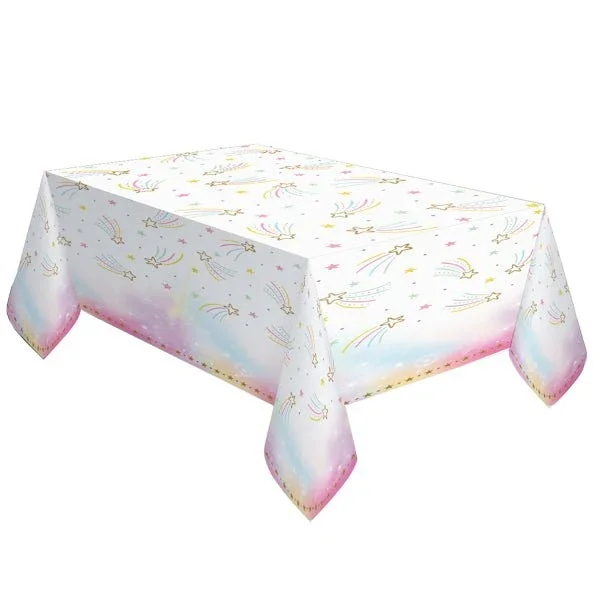 Tafelkleed unicorn papier 180 cm x 120 cm van Riethmueller koop je bij Partywinkel