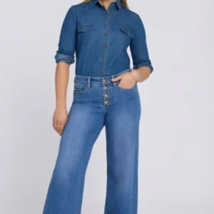 Teresa Wide Leg Jeans | Blue Paradise | Denim | NYDJ