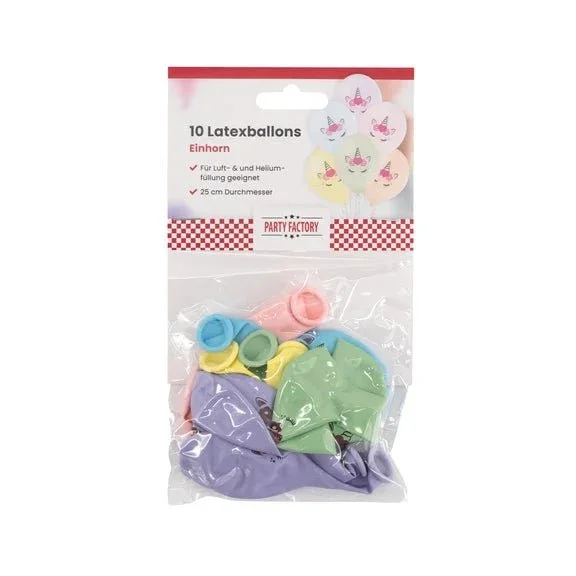 Unicorn Ballonnen 30cm 10st van VDV Benefit koop je bij Partywinkel