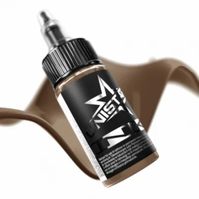 UNISTAR INK Tobacco Brown 30 ml – REACH-konforme braune Tattoofarbe
