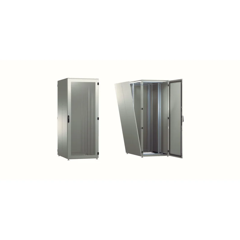 Schäfer IT - Netzwerk-/Serverschrank IS-1 Server 2tlg o SW B50820106600 80x200x100 7035