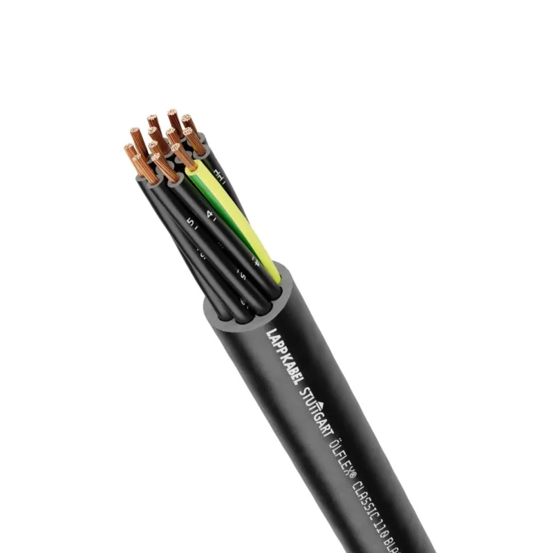 Lapp Kabel&Leitung - Energiekabel >= 1 kV, für ortsveränderlichen Einsatz ÖLFLEX CLASSIC 110 Black 1120266/500 0,6/1kV 2X1 − 500 Meter