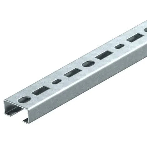 OBO Bettermann - Stiel/Profilschiene Profilschiene CMS3518P2000FT gelocht, SW 16,5mm − 20 Meter