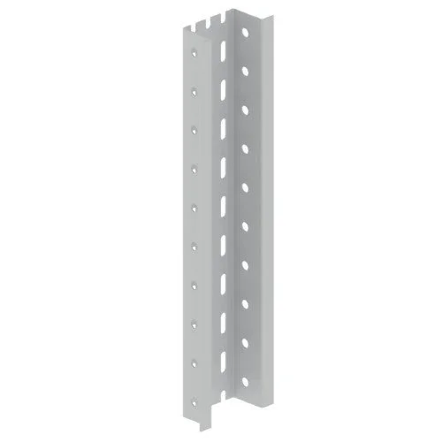 Unex - Stiel/Profilschiene Omega-Profil 66897 gelocht, grau, 3m − 6 Meter