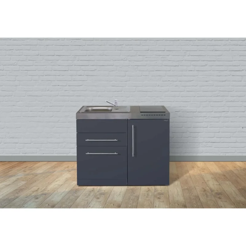 Stengel - Mini-Küche Miniküche Premiumline MPGSES110GSGKFreBli Edelstahl