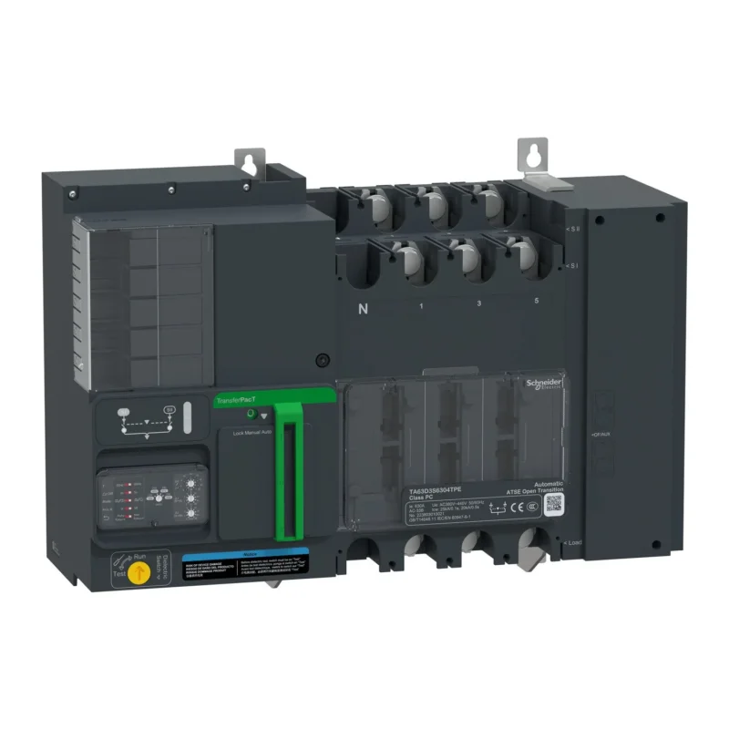Schneider Electric - Lastschalter Netzumschaltung autom. TA63D3S3204TPE 320A 400V Drehknopf