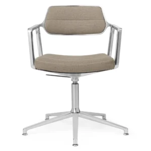 VIPP453 Swivel+ Chair, dark sand Textil von Vipp